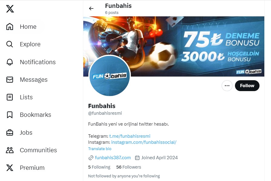 Funbahis Twitter